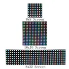 Светодиодный модуль WS2812, 8x8 16x16 8x32 пикселей, матричный экран RGB SMD5050, гибкий, сделай сам, праздничное освещение WS2812 IC, индивидуальный источник постоянного тока 5 В