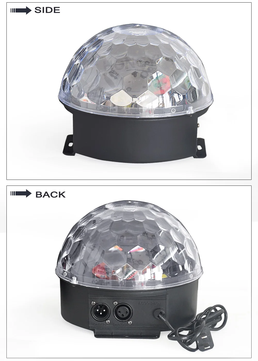 RGB светодиодный музыкальный сценический освещение дискотечное Клубное шоу ламповый проектор