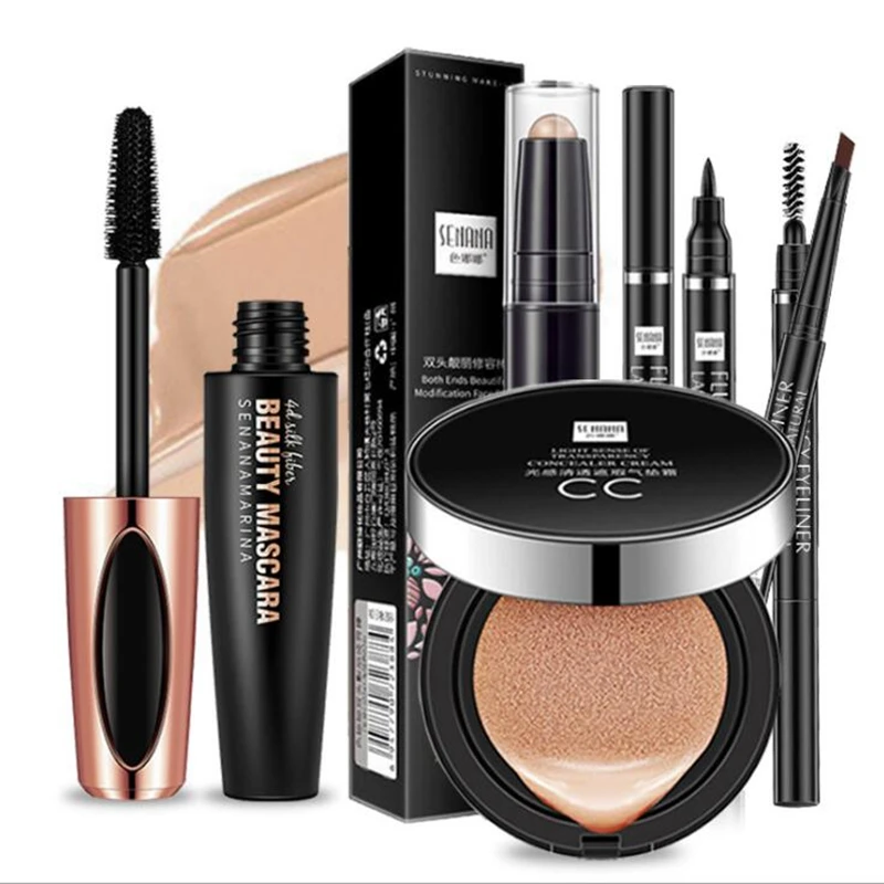 Новый женский брендовый набор для макияжа модный косметики крем против морщин CC