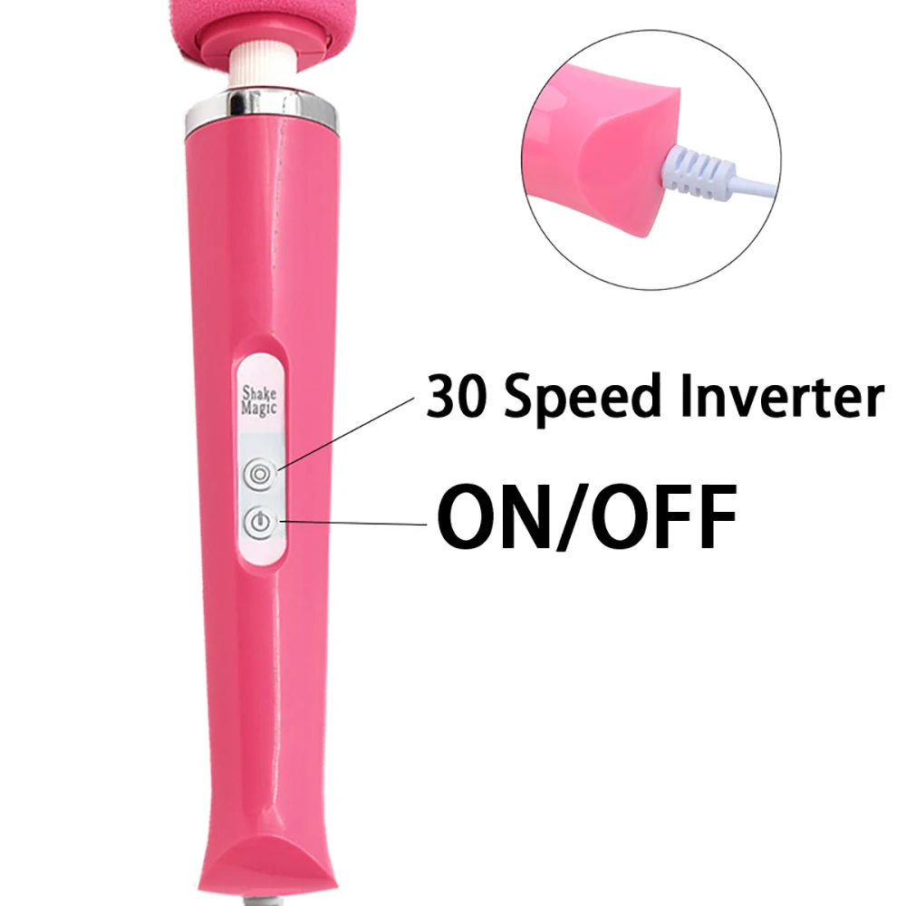 30 скоростей Волшебная палочка массажер большая волшебная Массажная AV Вибраторы