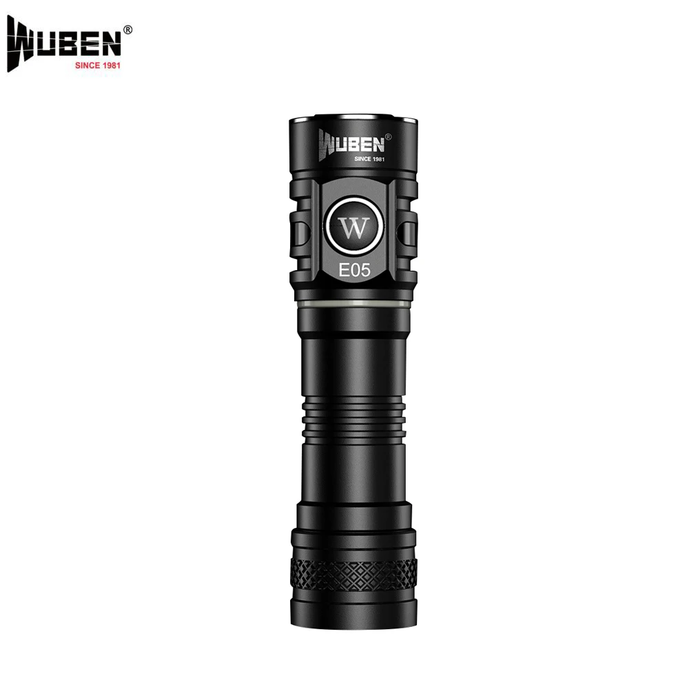 Wuben E05 маленький фонарик USB Перезаряжаемый XP L светодиодный макс 900 люмен дальность