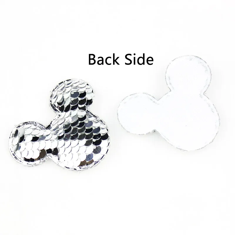 28 шт. Блестящий тканевый набивной патчи для головы мышки аппликации одежды DIY