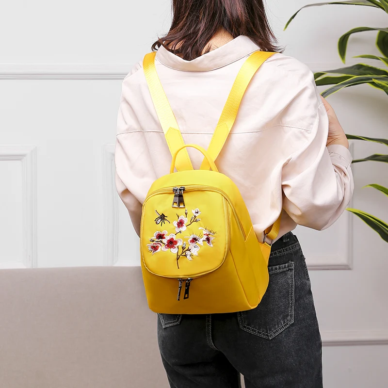 Роскошный рюкзак с вышивкой новинка 2020 весенний женский высокого качества