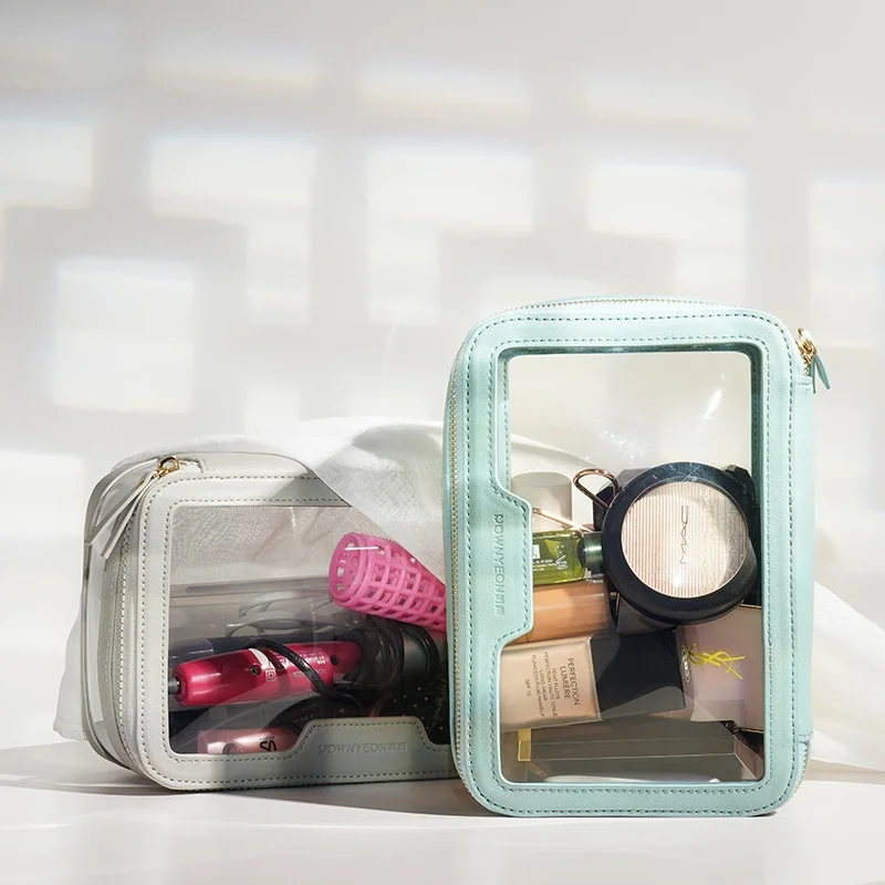 

Новая Корейская дорожная косметичка, Портативная сумка для хранения, косметичка, женская прозрачная косметичка из ТПУ