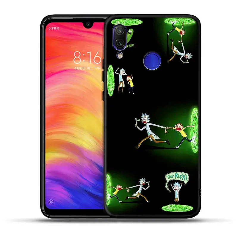 H1367 Аниме Рик и Морти мультфильм аниме чехол для Xiaomi Redmi Note 7 7A 6 Pro 6A 5A Prime Mi A1 5X A2 Lite 6X4X5 плюс Pocophone F1 - Цвет: H1367