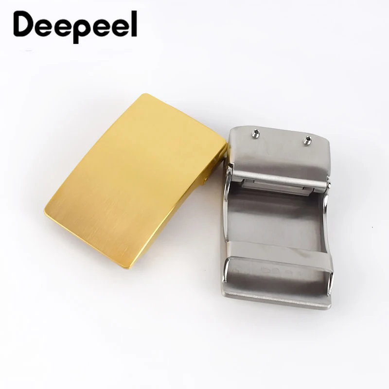 Мужская пряжка для ремня из нержавеющей стали Deepeel 36 мм без зубцов автоматическая
