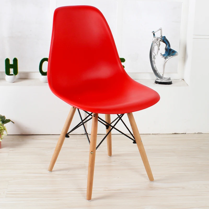 

Glass Round Table Toughened Economy Simple Talk Table Modern Fashion Wooden Legs Household Dining Table Economical Student Table