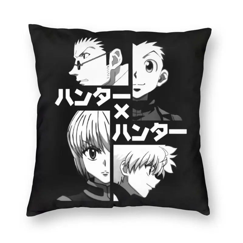 

Роскошный чехол для подушки Hunter X Hunter, домашний декор, наволочка с аниме мангой, 45x45, наволочка для гостиной