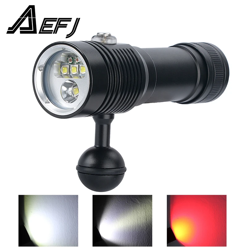 100 м для подводного погружения и дайвинга заполняющего световая лампа съемки XM L2