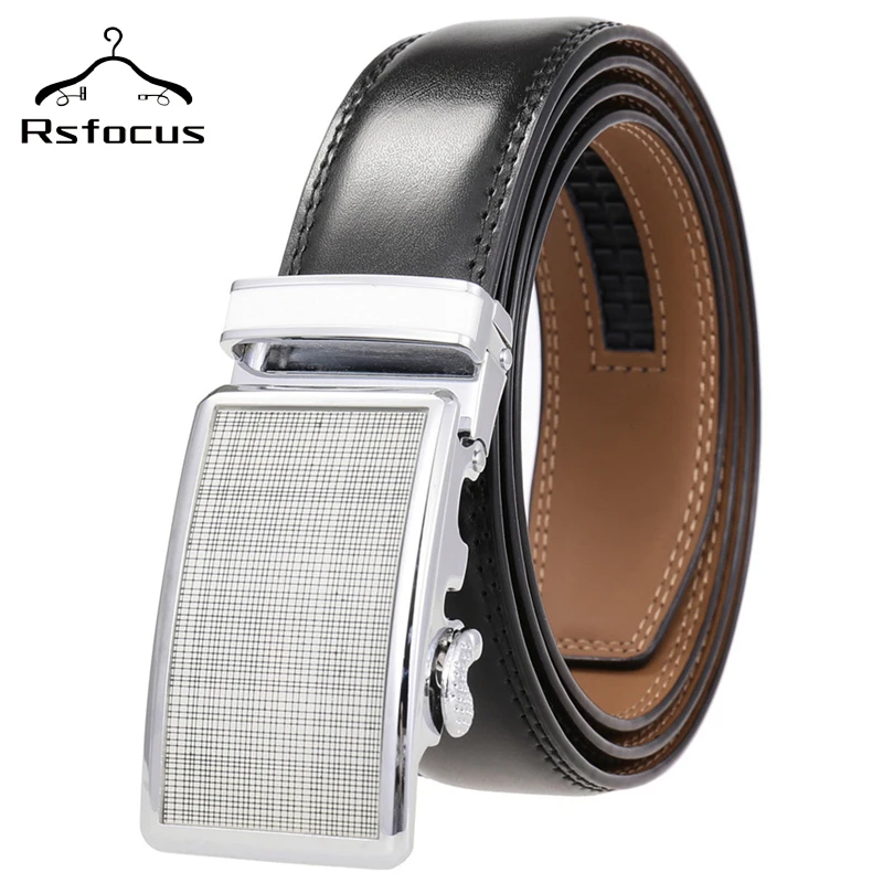 

Famous Brand Black Dark Brown Belt Men Top Quality Genuine Luxury Designer Leather Belts For Men Formal Dress Strap Male R14
