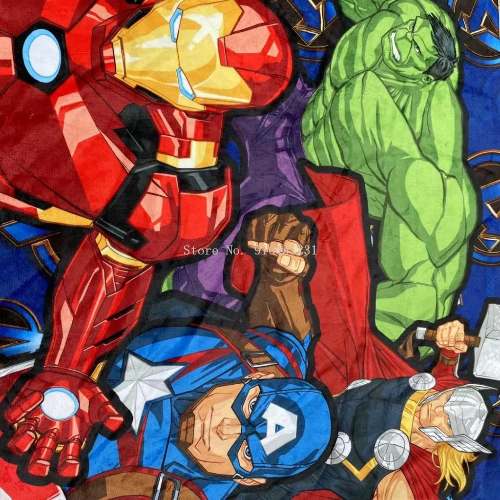 Банное полотенце мстители Disney Халк Тор хлопковое пляжное для детей и мальчиков