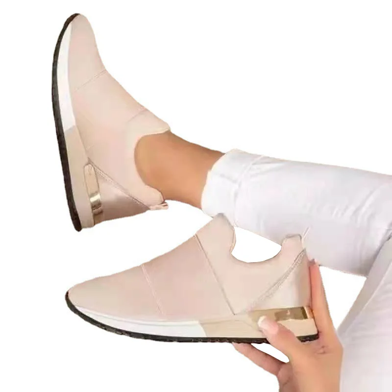 

Women Shoes Women Casual Flat Shoe Slip-on Breathable Sneakers Women Lightweight Vulcanized Shoes Zapatillas Mujer