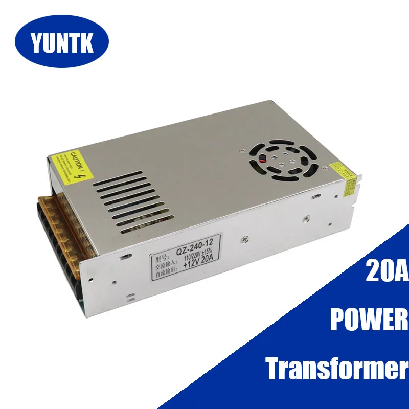 

Switching Power Supply 20A DC 12V 24V Light Transformer AC 100-240V Source Adapter Voltage Regulator SMPS For LED Strips CCTV