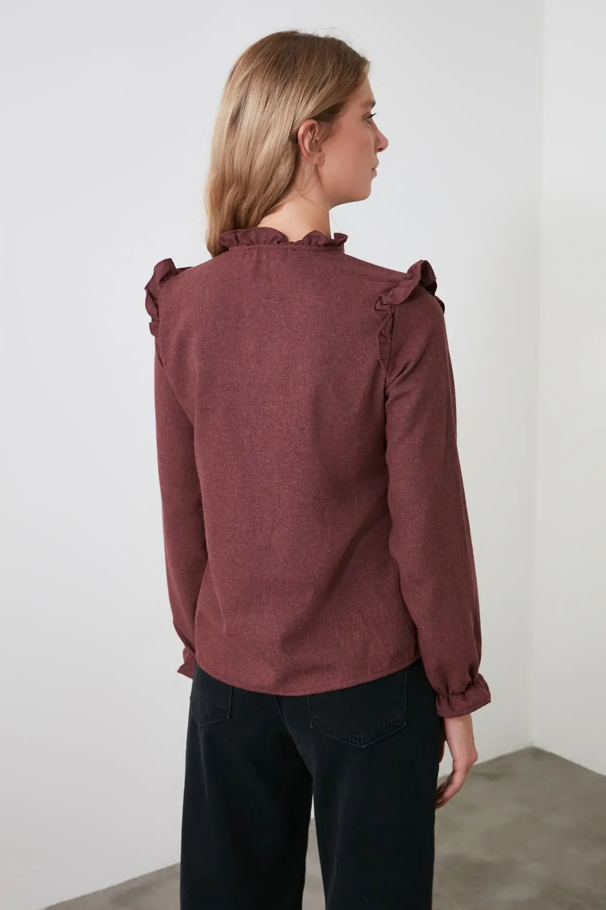 

Trendyol Collar Detailed Bluz TWOAW21BZ0969