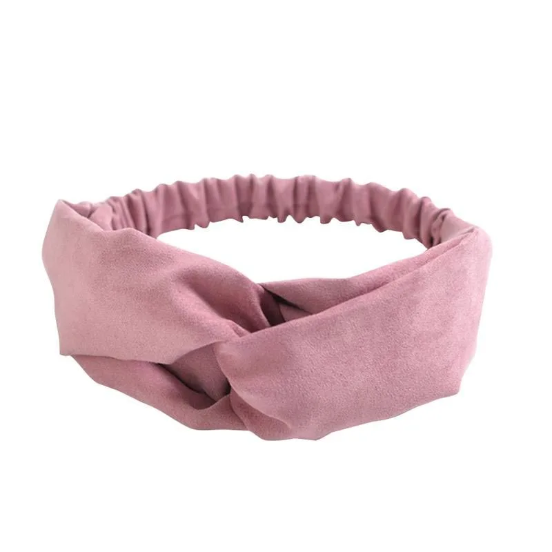02 Pink Модные богемные эластичные повязки для волос, повязки на голову с принтом, ретро тюрбан, банданы для женщин и девушек, винтажные аксессуары для волос - Цвет: 02 Pink