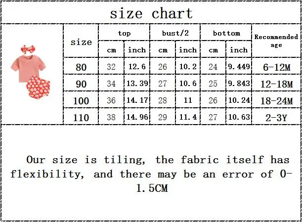 

Kids Baby Girls Summer Short Sleeve Solid Tops T-shirts Flower Bowwoms Bow Headbands Toddler Casual Clothes Sets 2pcs 6M-3Y