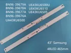 Светодиодная лента для подсветки Samsung UE43KU6655, UE43KU6659, UE43KU6500U, ue43ku6400, UN43KU7500, BN96-39676A, 39677A, 39678A, 39679A, 2 шт.