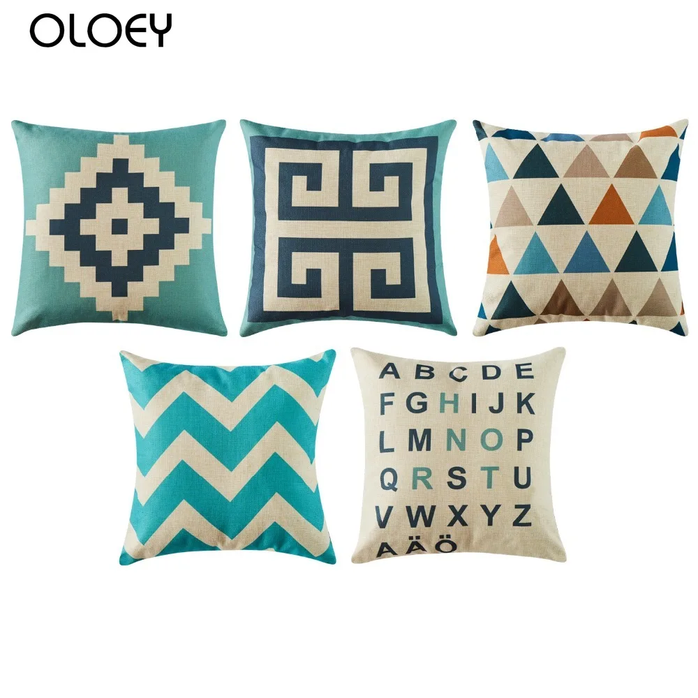 

Topfinel геометрические декоративные наволочки для дивана, украшение для дома, наволочка для диванной подушки, дешевая Подушка, искусственная ...