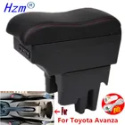 Подлокотник для Toyota Avanza, центральная консоль для Toyota Avanza, аксессуары для модификации, подстаканник, большой USB-интерфейс