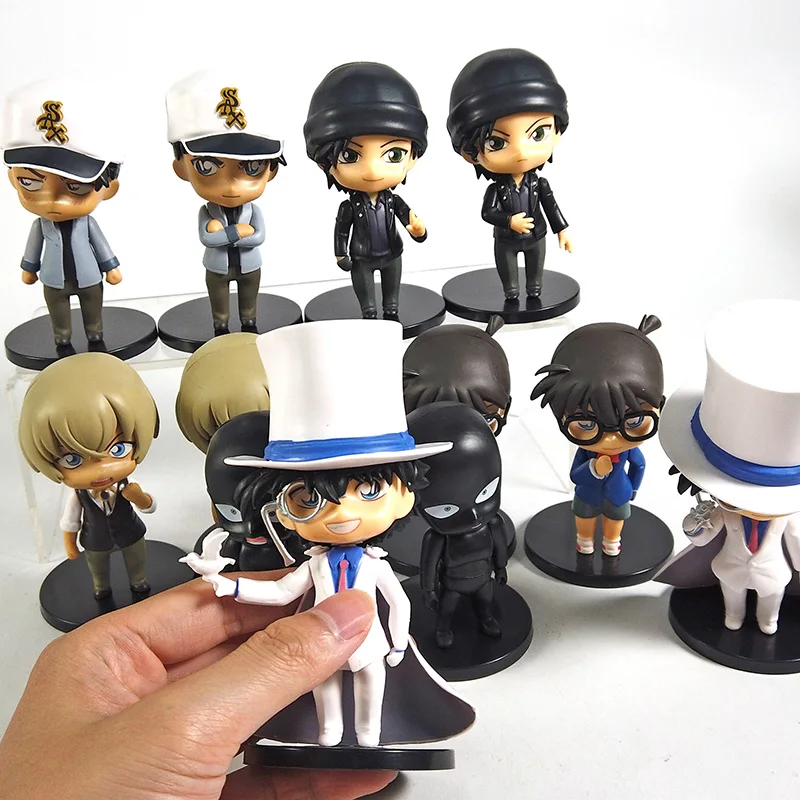 Детектив Conan Edogawa Конан Kaitou малыш Хаттори Heiji Furuya Rei акаи Shuuichi версии фигурки Brinquedo
