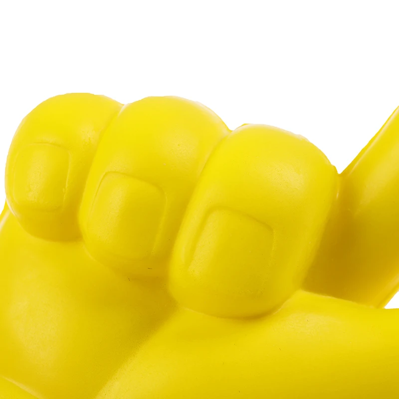 Желтый Симпатичные победы палец автомобиля верхушка для антенны Eva декоративные