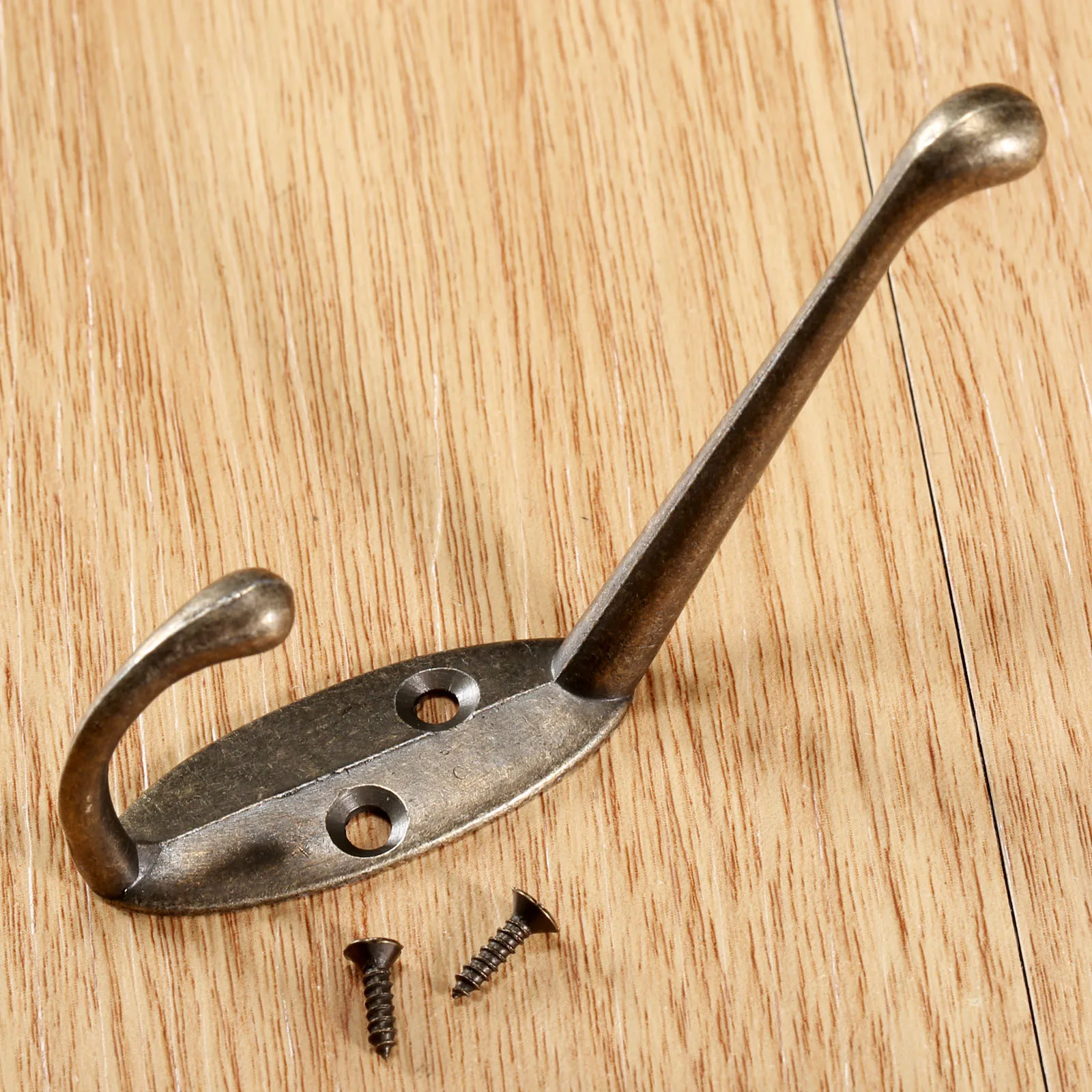 1 шт. винтажная Античная латунная вешалка для полотенец крючки стойка из