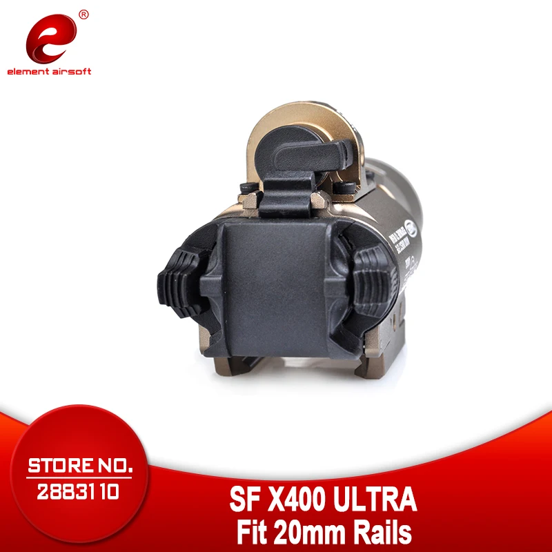 Element Airsoft Surefir X400 пистолет Флэш-светильник красный лазерный охотничий светильник оружие пистолет светильник X400U EX367