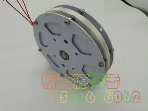 200 Вт дисковый генератор без сердечника постоянного магнита высокая