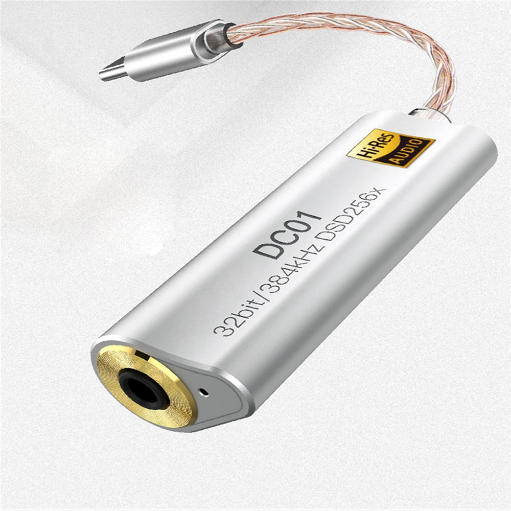 Портативный усилитель для наушников адаптер iBasso DC01 DC02 USB DAC Android ПК планшетов 2 5/3 5