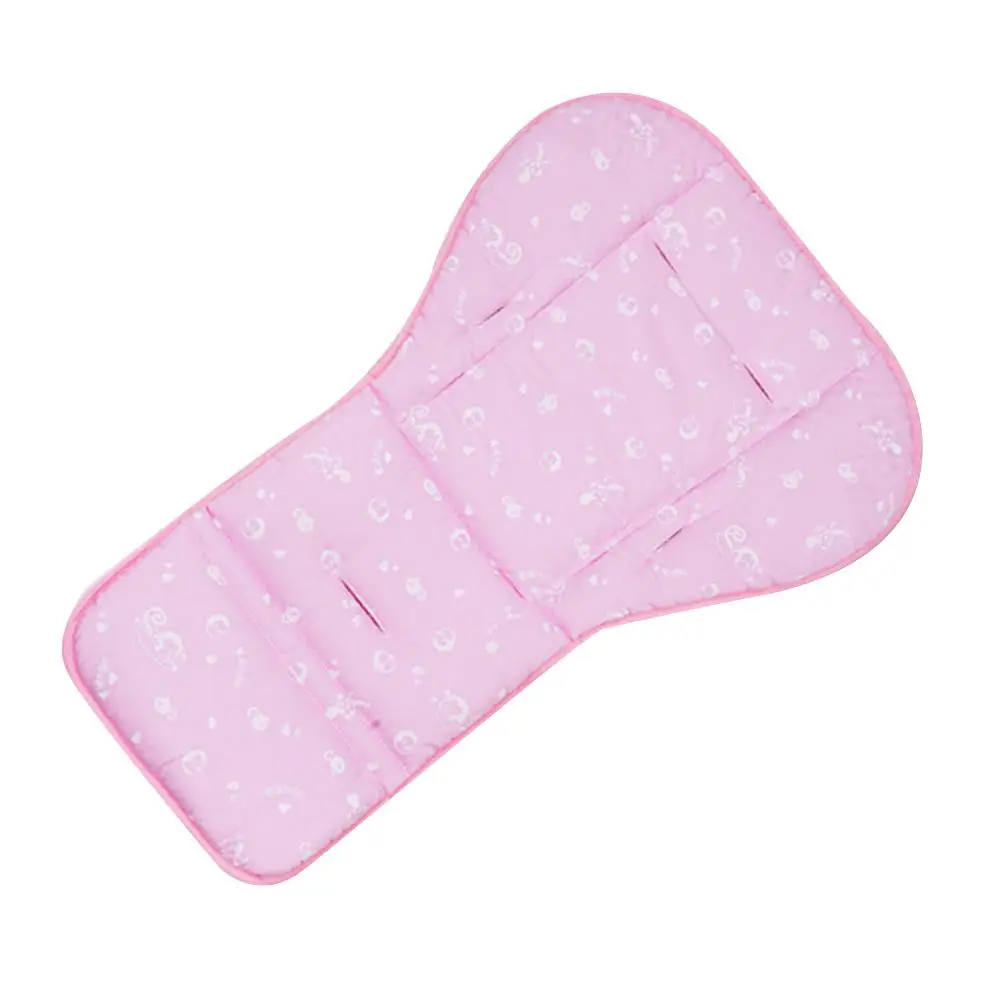 Pink Детская Коляска Подушка Универсальная коляска хлопковая кроватка хлопковое обеденный стул для четырех сезонов для детской коляски Аксессуары - Цвет: Pink