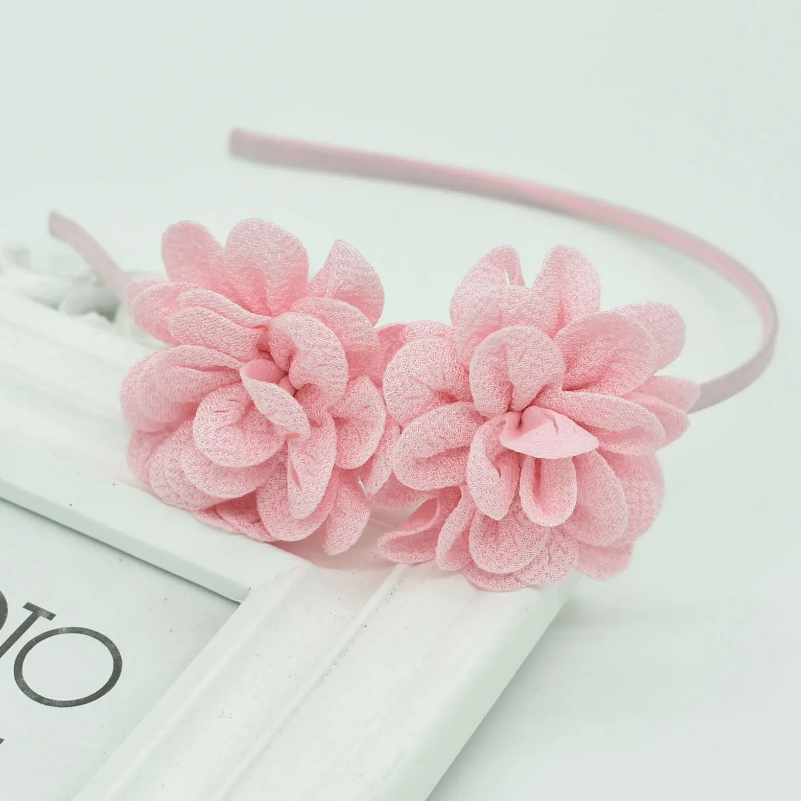 

New popular Children's Two flower headband headdress girls multicolor hair accessories flower hair band Female pop gift