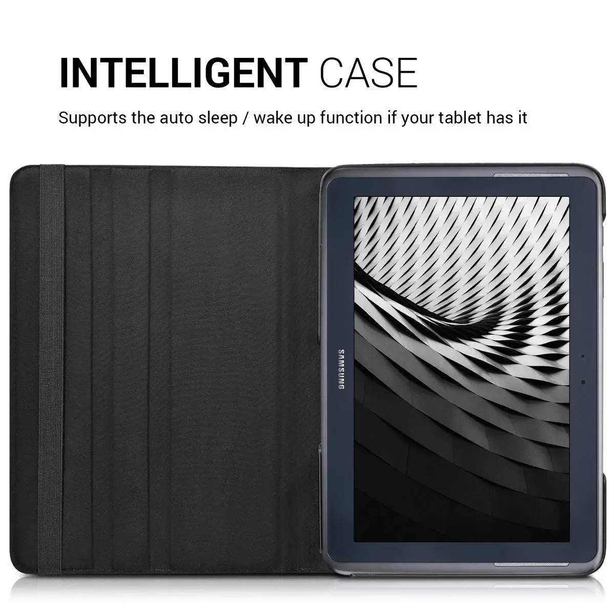 Деловой кожаный чехол из искусственной кожи с подставкой и для планшета Samsung Galaxy