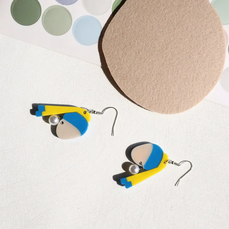 Новые женские серьги-подвески YAOLOGE с жемчугом художественные элегантные