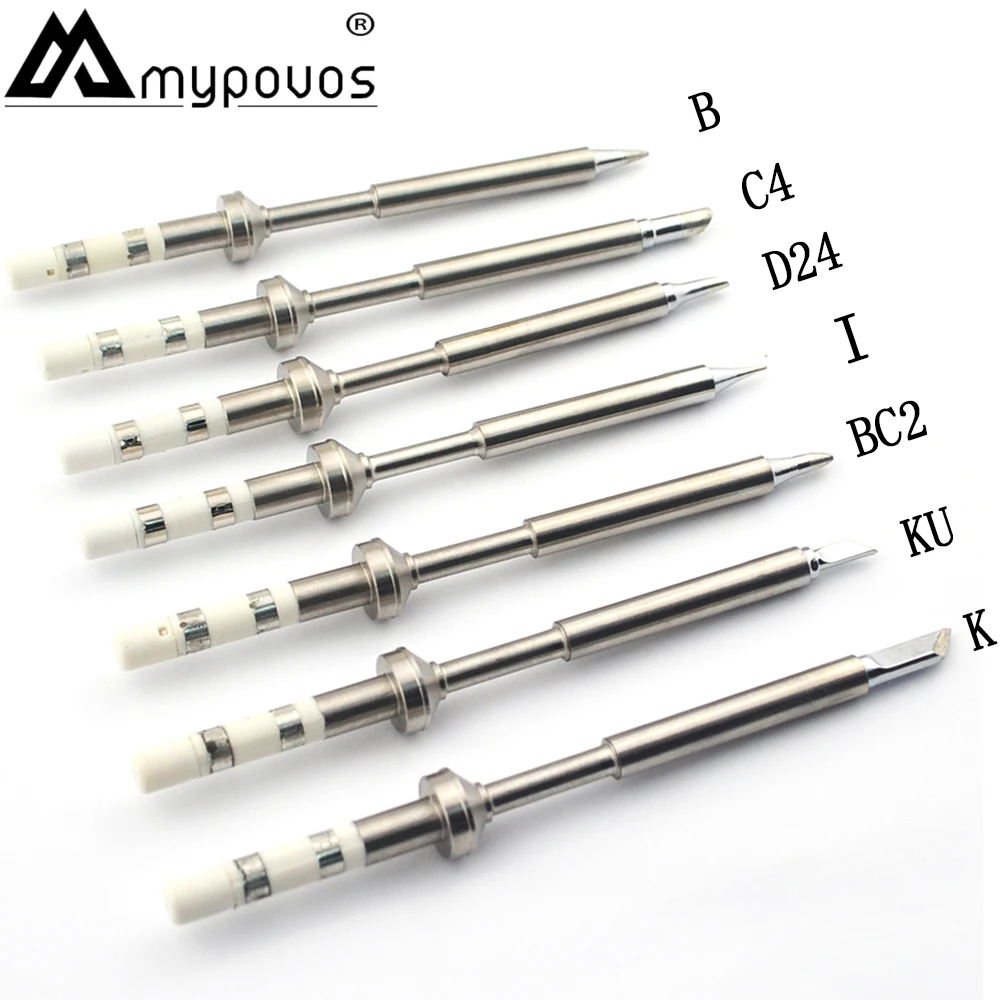 1 шт. сменные железные наконечники 9 типов для цифрового мини паяльника TS100