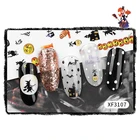 Наклейки для ногтей серии Хэллоуин, тыква, фонарь, скелет, паук, вампир, наклейки для дизайна ногтей, инструменты для украшения, декор для вечеринок 2021