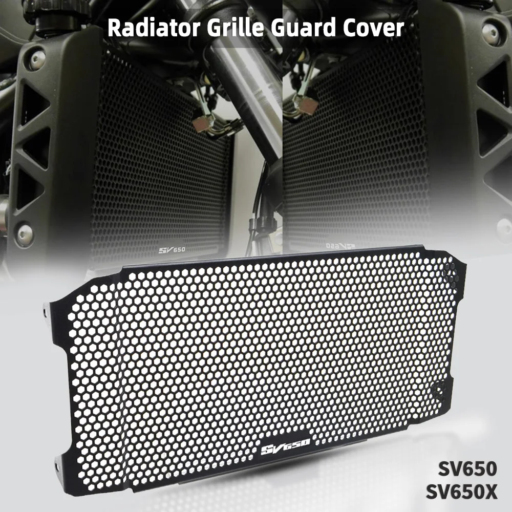 

For Suzuki SV 650 SV650 SV650X 2016 2017 2018 2019 2020 Motorcycle Aluminum Radiator Grille Grill Guard Cover Protector SV650 X