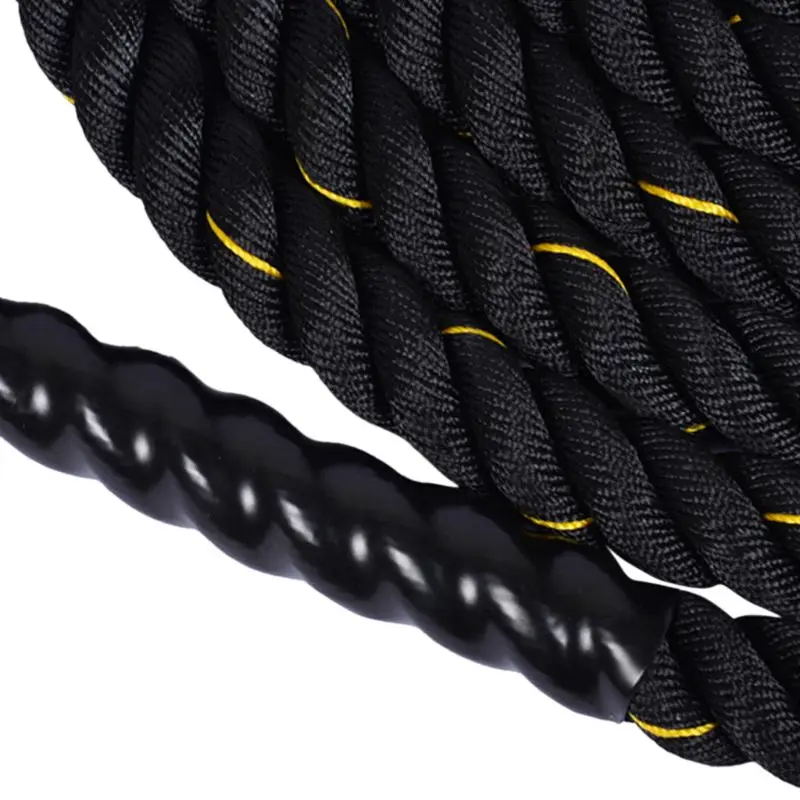 

Heavy Battle Rope with Upgraded Polyester Cover,A nchor Strap Kit Included