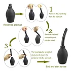 Wetips силиконовая биде душевая кабина Klisma Анальная лампа Анальная насадка для душа двойная насадка для душа портативная Анальная клизма для душа Анальная шайба