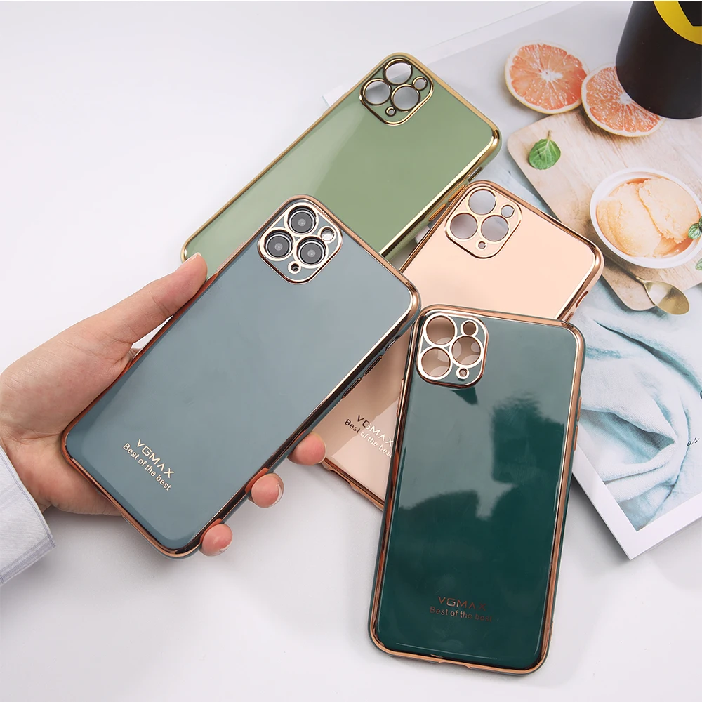 Электрохимически покрытый модный чехол для телефона iPhone 11 Pro Max, нежный бонбонный цвет для XS Max XR 8 7 Plus, полноценный защитный задний чехол.