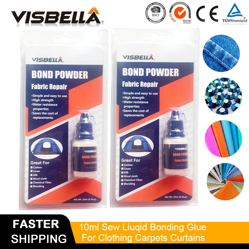 Visbella 2 шт. тканевые ремонтные Бонды порошковые штаны джинсовый скребок набор