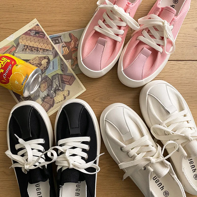 

Summer Shoes Ladies Low Heels Espadrilles For Women Tennis Female Clogs Platform Slip-on 2021 Small New Breathable Creepers Slip
