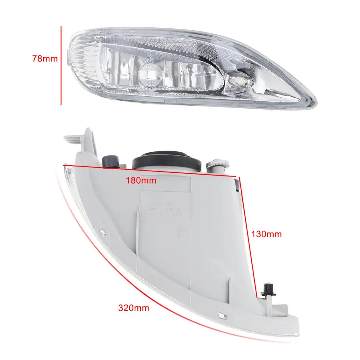 1 шт. противотуманные светильник ры правая сторона RH прозрачные линзы для Toyota ACV30