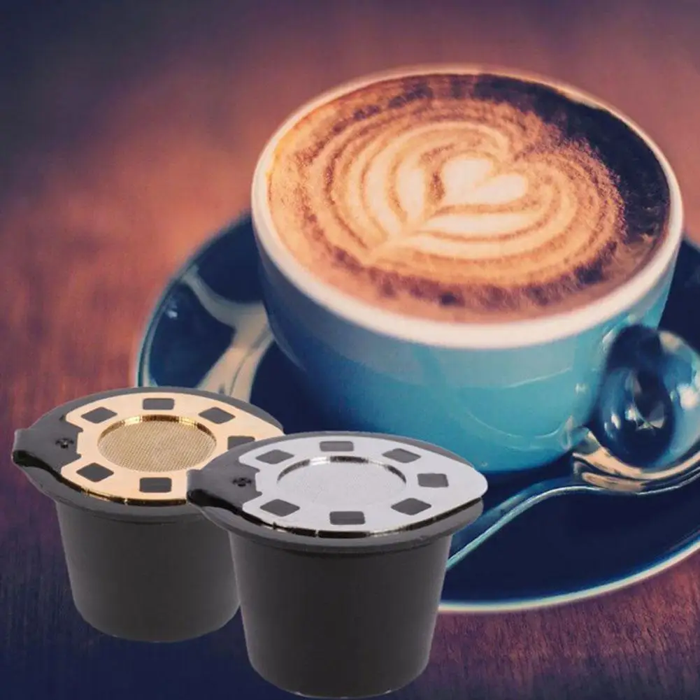 

3Pcs Stainless Steel Refillable Reusable Coffee Filter Capsule Cup for Nespresso