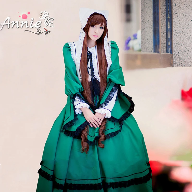 Аниме Rozen Maiden Suiseiseki JadeStern Косплей Костюм на заказ| |