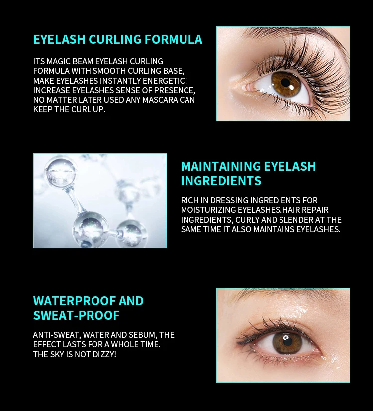 4D шелковое волокно Тушь для ресниц водостойкая долговечная не Цветущая толстая