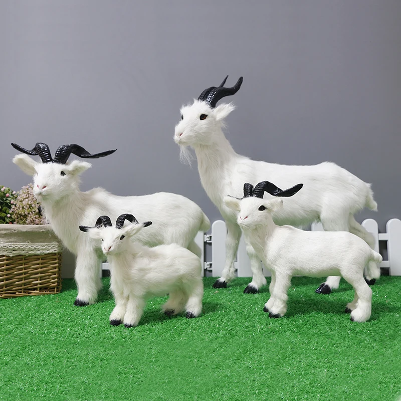 

Animal Model Of Simulated Goat Goat Doll Ornaments Arts And Crafts Home Furnishings