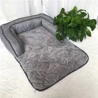 plush dog sofa bed sleeping mat nest breathable puppy kennel sofa mattress car pet mat cat autumn winter keep warm foldable