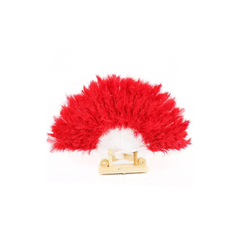 Реквизит для танцев дамские складные турецкие перьевые вееры ручной работы