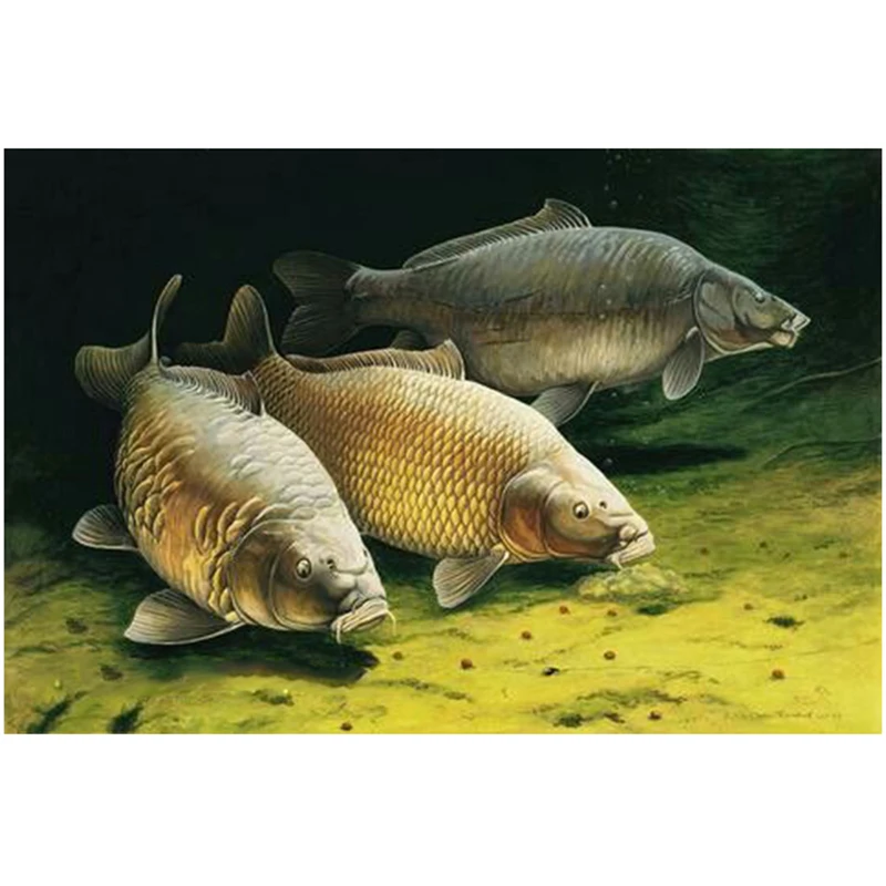 Алмазная вышивка с полным заполнением квадратных и круглых страз картина