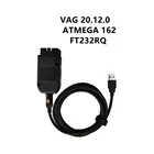 Автомобильный диагностический кабель VAG 21,3 для  hex V2, для женской модели, koda Seat VAG 20.12.0 ATMEGA162 + 16V8 + FT232RQ, многоязычный
